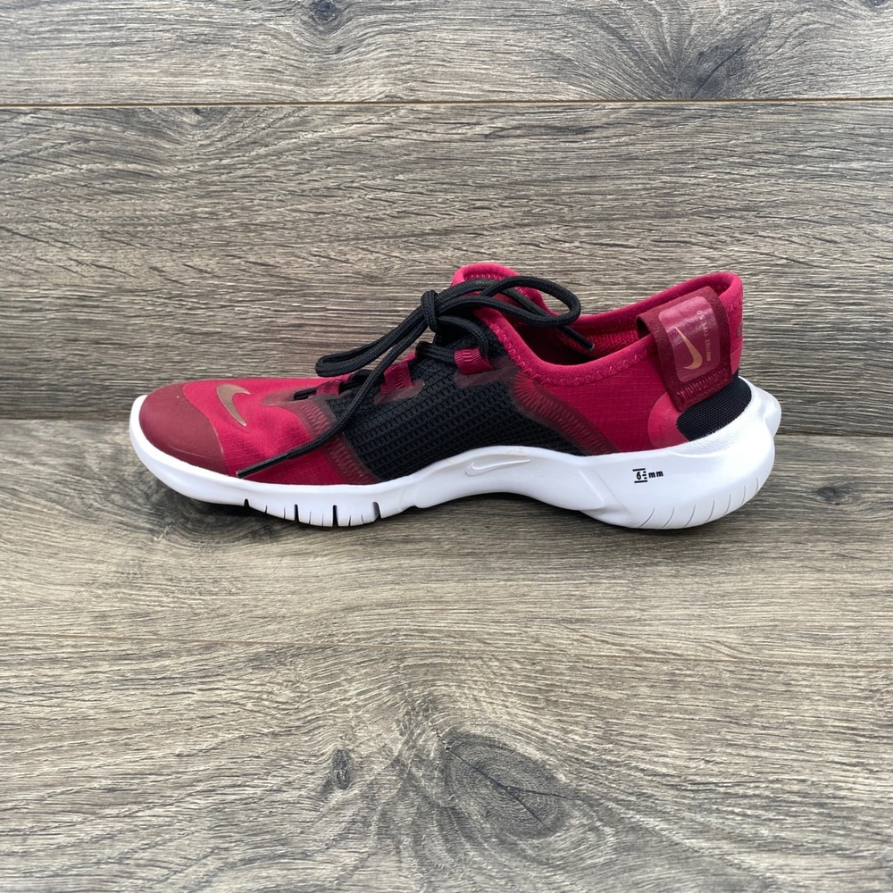 Nike Free Run 5.0 Women 8 Dark Beetroot Black Copper Running Shoes CT6718-991 - Picture 8 of 9